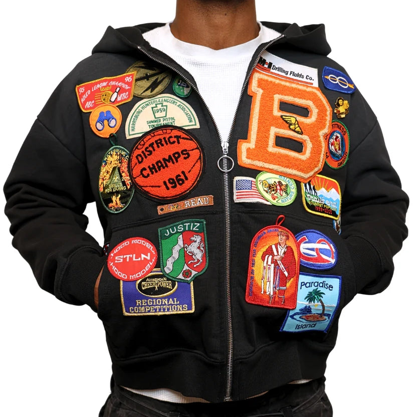 Patchwork Hoodie