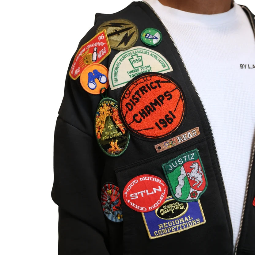Patchwork Hoodie