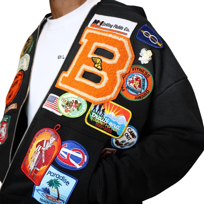 Patchwork Hoodie