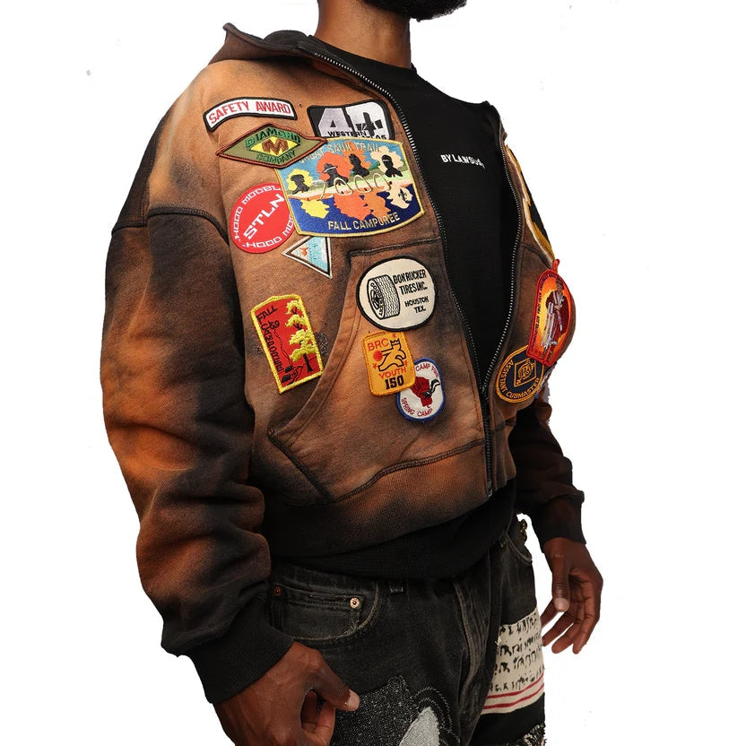 Patchwork Hoodie