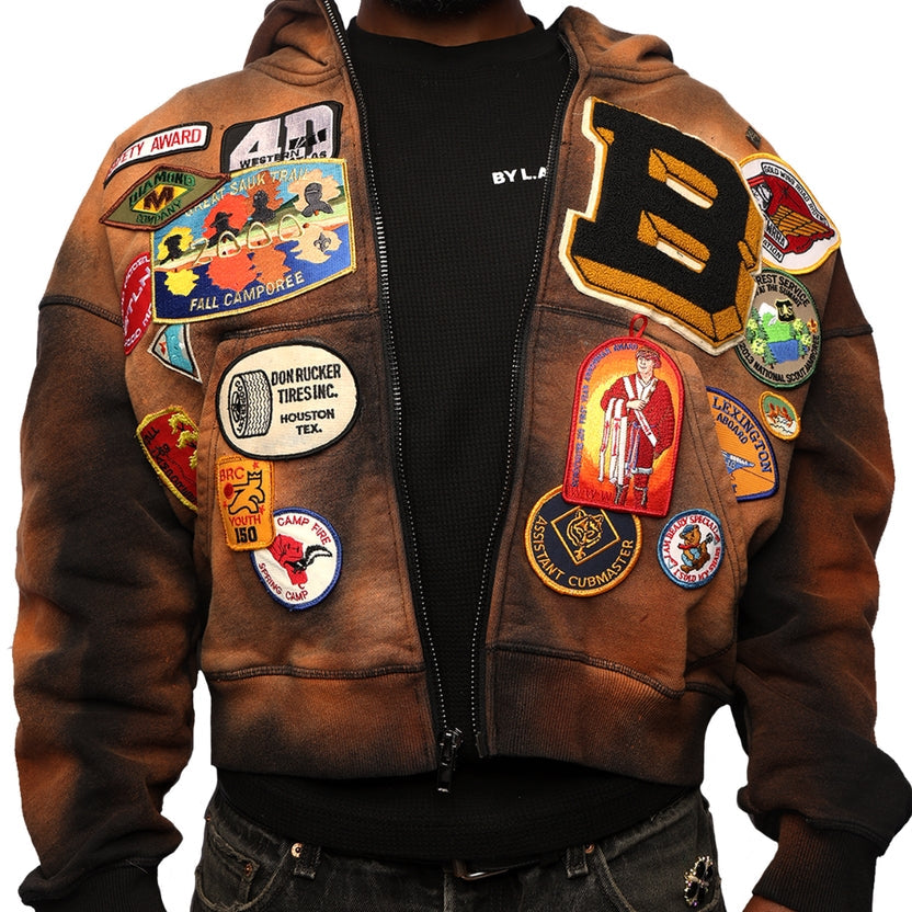 Patchwork Hoodie