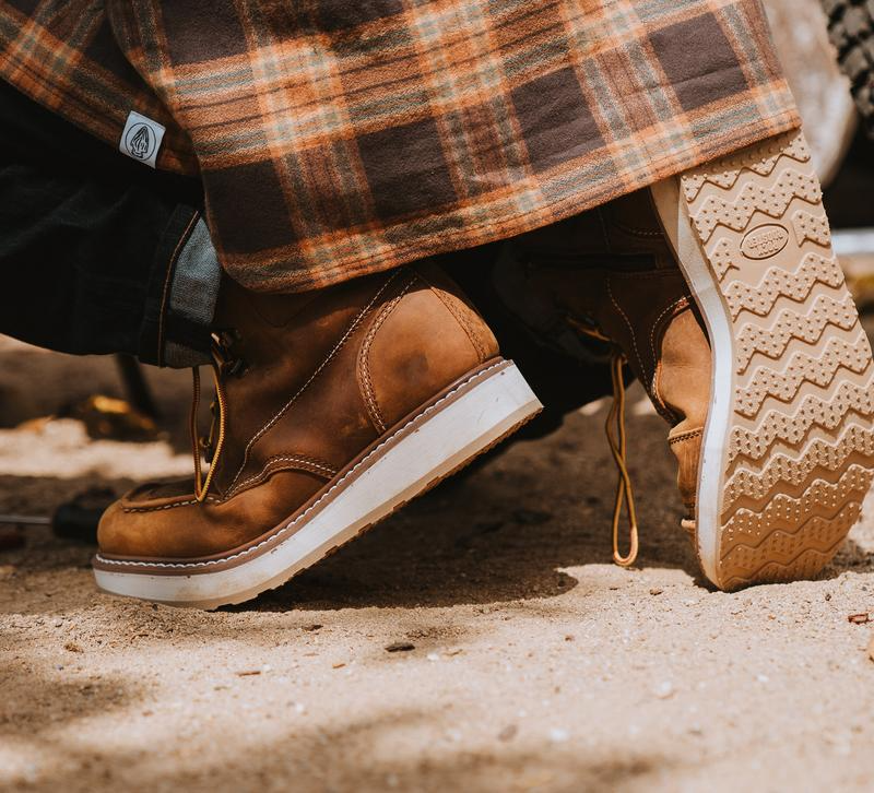 Magnolia Sided Zip Safe Work Boots