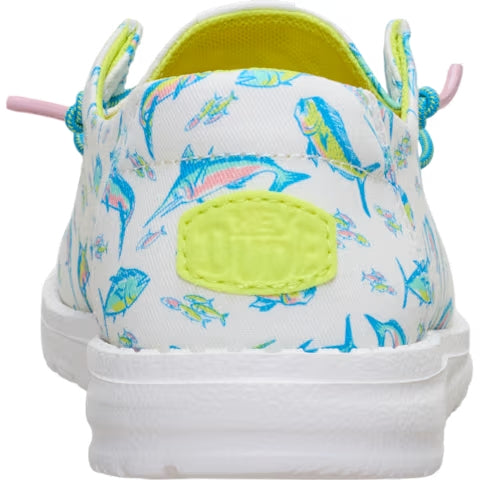 Comfortable Slip Shoes With Fish Print