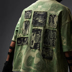 Elements Of Horror Heavy Patchworked Washed Tshirt