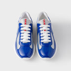 Patent Leather And Technical Fabric Sneakers