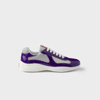 Patent Leather And Technical Fabric Sneakers
