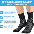 Compression Ankle Support Crew Socks