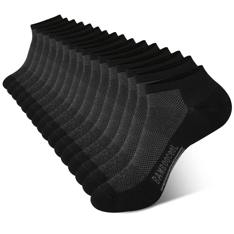 Men's 8-Pack Bamboo Ankle Socks