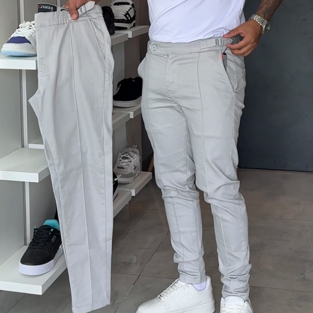 Grey Tailored Trousers
