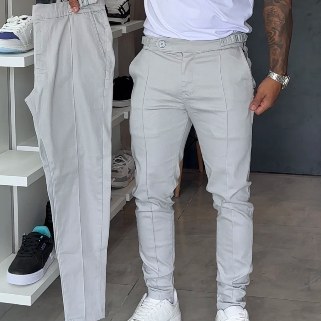Grey Tailored Trousers