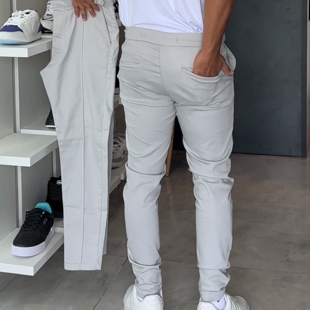 Grey Tailored Trousers