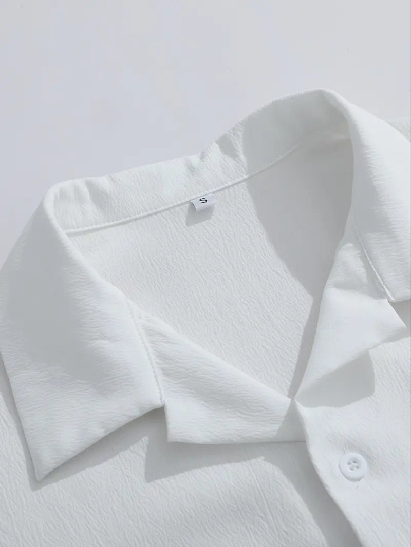 Men’s Summer Short-sleeve Shirt Set