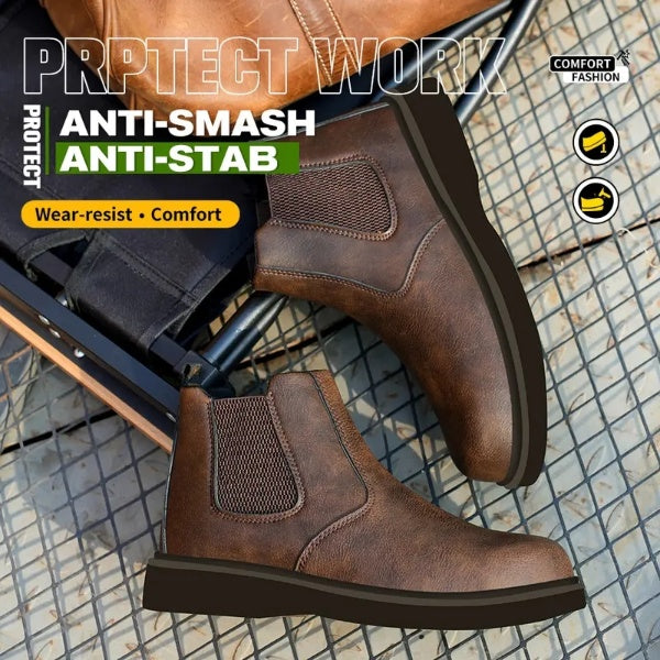 Men's Steel-toe Sports Non-slip Work Shoes