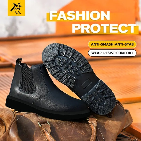 Men's Steel-toe Sports Non-slip Work Shoes