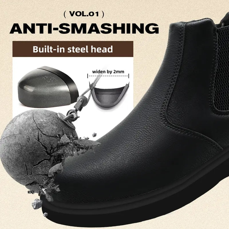 Men's Steel-toe Sports Non-slip Work Shoes