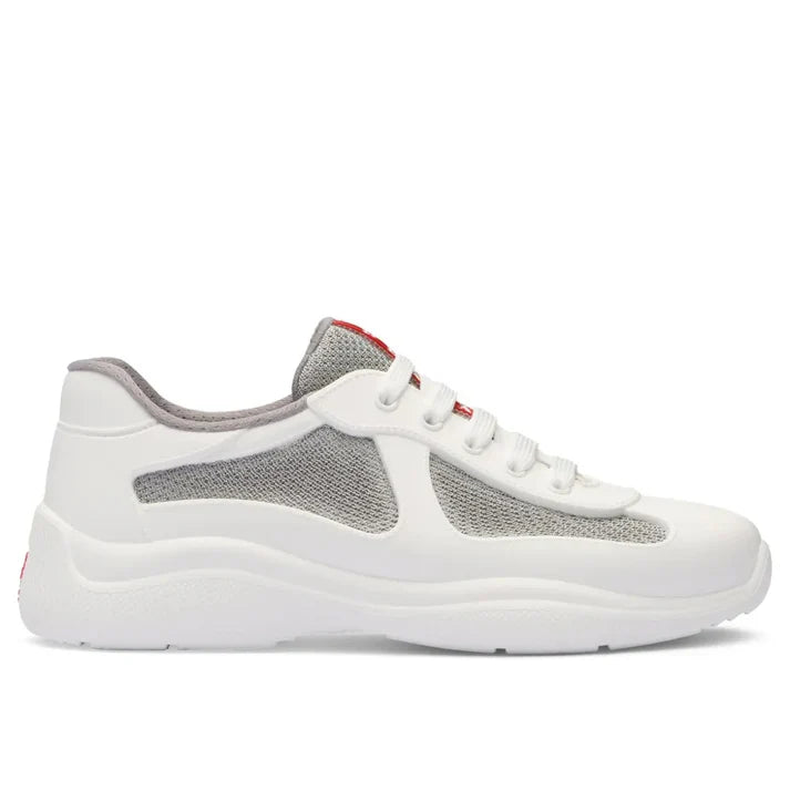 Patent Leather And Technical Fabric Sneakers