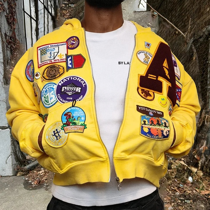 Patchwork Hoodie