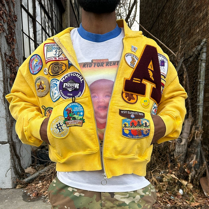 Patchwork Hoodie