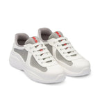 Patent Leather And Technical Fabric Sneakers